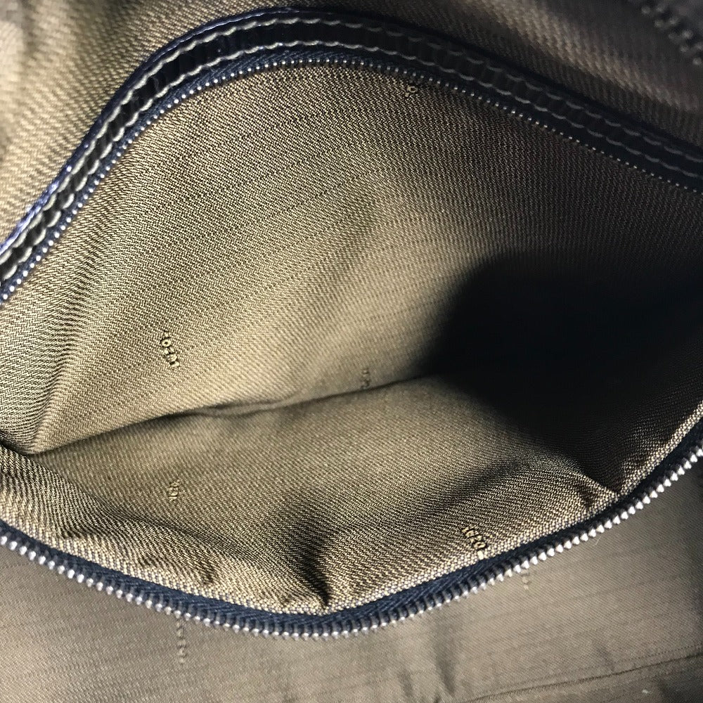 FENDI ヴィンテージ ペカン カバン ミニボストンバッグ ショルダーバッグ 肩掛け ハンドバッグ レザー/キャンバス レディース ブラック