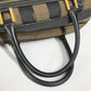 FENDI ヴィンテージ ペカン カバン ミニボストンバッグ ショルダーバッグ 肩掛け ハンドバッグ レザー/キャンバス レディース ブラック