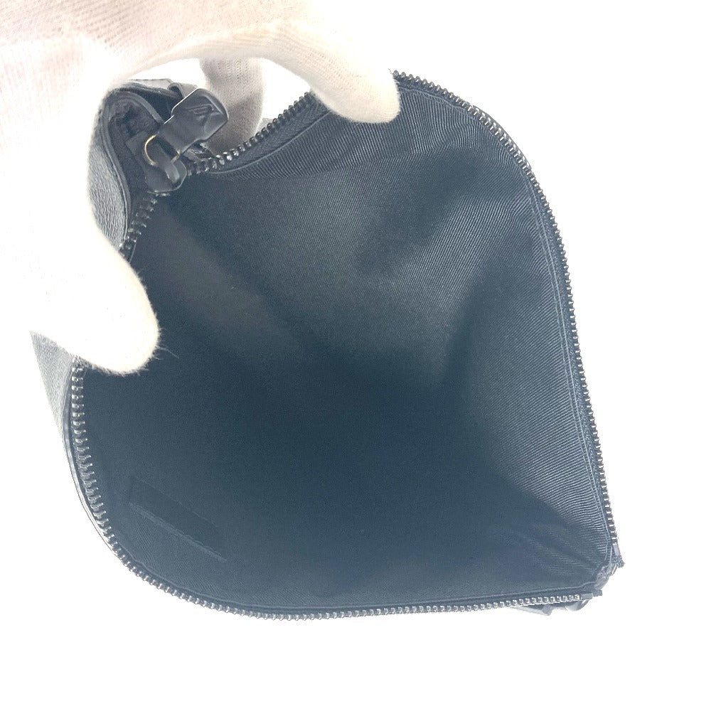 LOUIS VUITTON N40505 ダミエグラフィット テイクオフ・ポーチ ポーチ カバン セカンドバッグ ストラップ付 クラッチバッグ ダミエグラフィットキャンバス ユニセックス ブラック