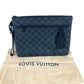 LOUIS VUITTON N40505 ダミエグラフィット テイクオフ・ポーチ ポーチ カバン セカンドバッグ ストラップ付 クラッチバッグ ダミエグラフィットキャンバス ユニセックス ブラック