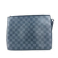 LOUIS VUITTON N40505 ダミエグラフィット テイクオフ・ポーチ ポーチ カバン セカンドバッグ ストラップ付 クラッチバッグ ダミエグラフィットキャンバス ユニセックス ブラック