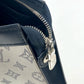 LOUIS VUITTON M66649 モノグラムサバンナ チャップマンブラザーズ ポシェット・ヴォワヤージュ GM ポーチ カバン セカンドバッグ クラッチバッグ レザー ユニセックス ネイビー