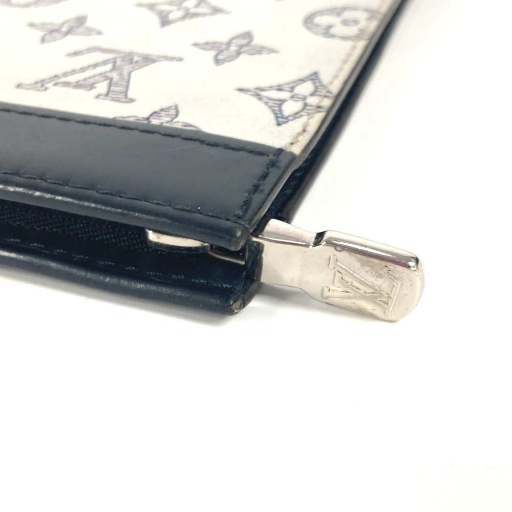 LOUIS VUITTON M66649 モノグラムサバンナ チャップマンブラザーズ ポシェット・ヴォワヤージュ GM ポーチ カバン セカンドバッグ クラッチバッグ レザー ユニセックス ネイビー