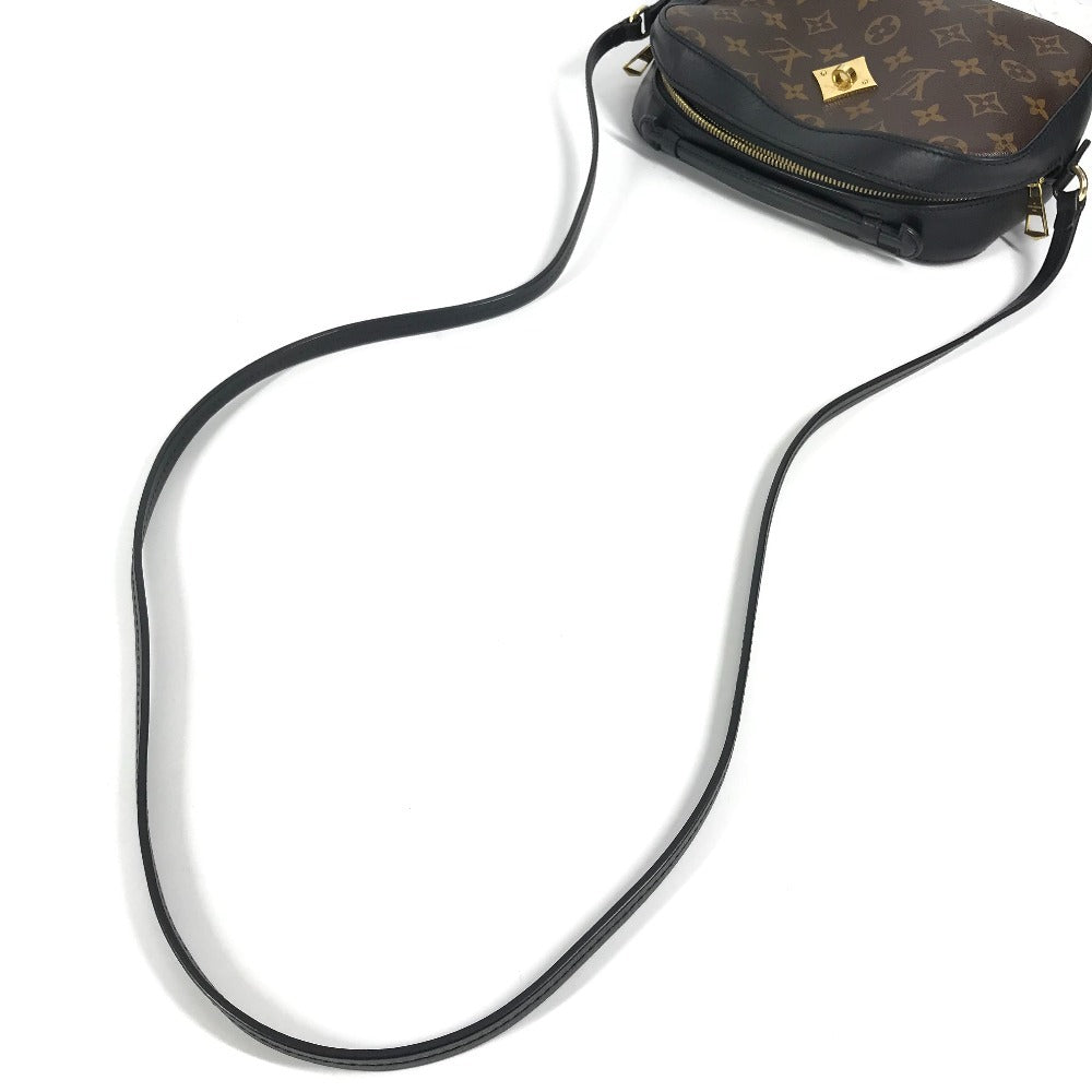 LOUIS VUITTON M43555 モノグラム サントンジュ カバン 斜め掛け ポシェット ショルダーバッグ モノグラムキャンバス レディース ノワール ブラック