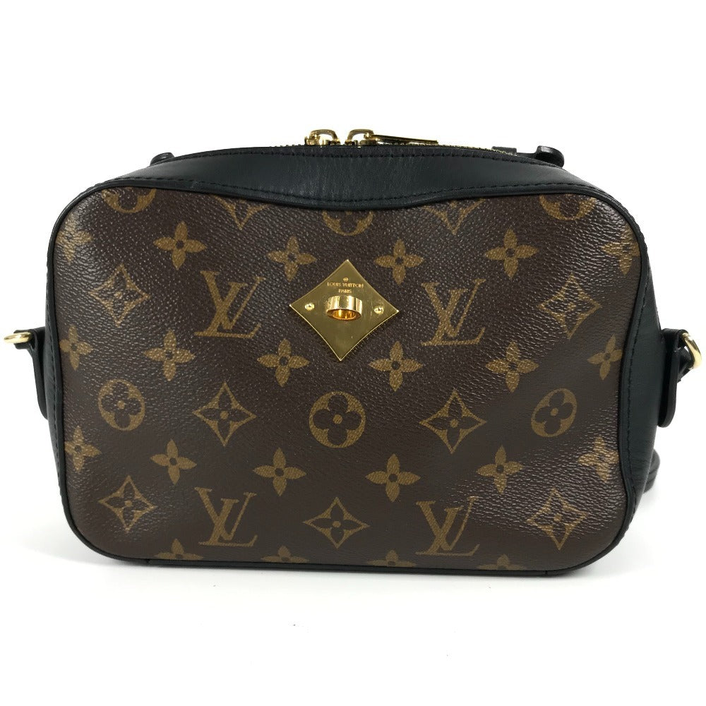 LOUIS VUITTON M43555 モノグラム サントンジュ カバン 斜め掛け ポシェット ショルダーバッグ モノグラムキャンバス レディース ノワール ブラック