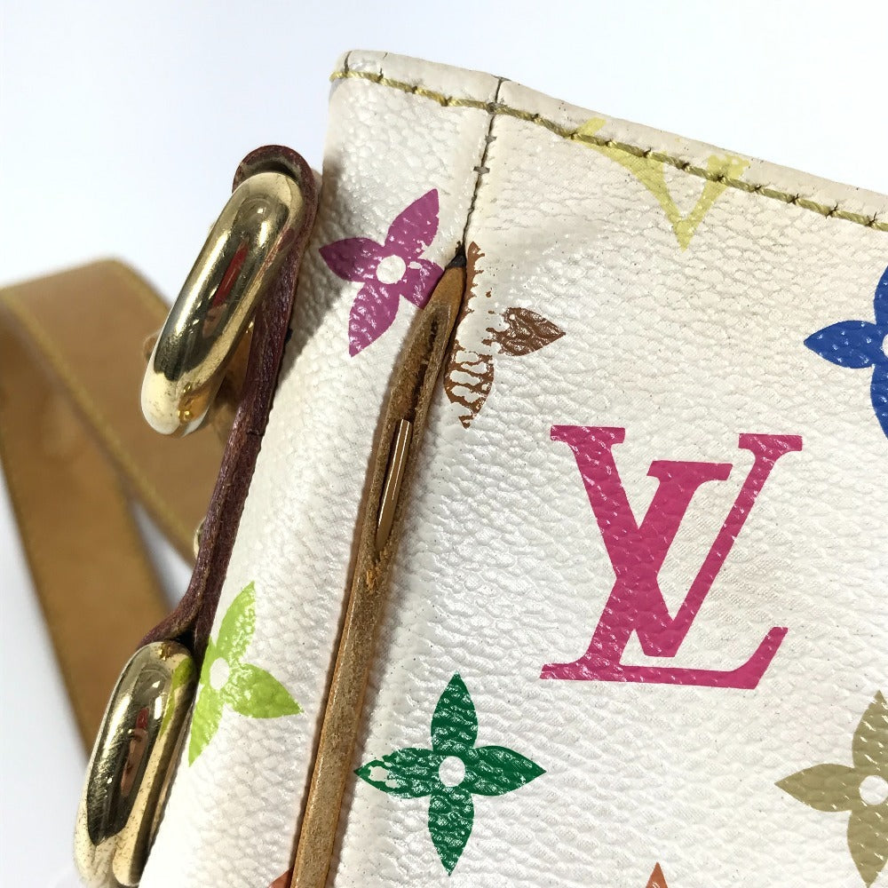 LOUIS VUITTON M40051 モノグラムマルチカラー ロッジGM カバン 斜め掛け ショルダーバッグ モノグラムマルチカラーキャンバス レディース ブロン ホワイト