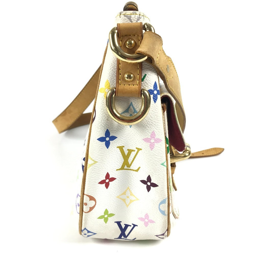 LOUIS VUITTON M40051 モノグラムマルチカラー ロッジGM カバン 斜め掛け ショルダーバッグ モノグラムマルチカラーキャンバス レディース ブロン ホワイト