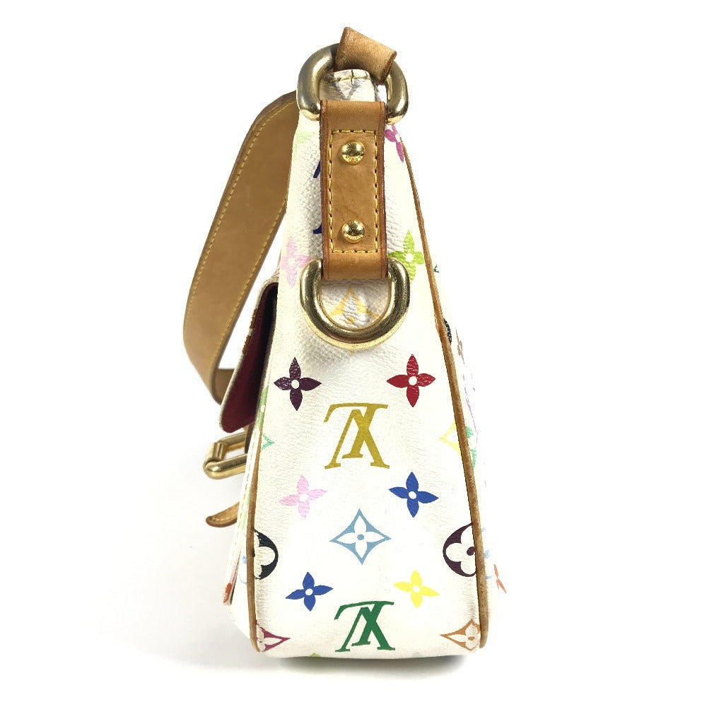 LOUIS VUITTON M40051 モノグラムマルチカラー ロッジGM カバン 斜め掛け ショルダーバッグ モノグラムマルチカラーキャンバス レディース ブロン ホワイト