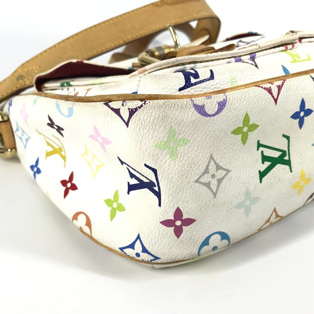 LOUIS VUITTON M40051 モノグラムマルチカラー ロッジGM カバン 斜め掛け ショルダーバッグ モノグラムマルチカラーキャンバス レディース ブロン ホワイト