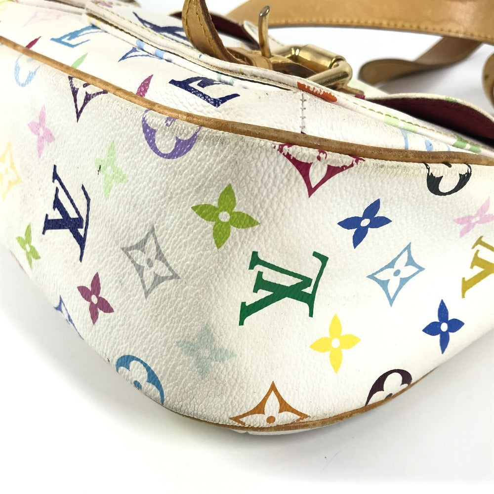 LOUIS VUITTON M40051 モノグラムマルチカラー ロッジGM カバン 斜め掛け ショルダーバッグ モノグラムマルチカラーキャンバス レディース ブロン ホワイト