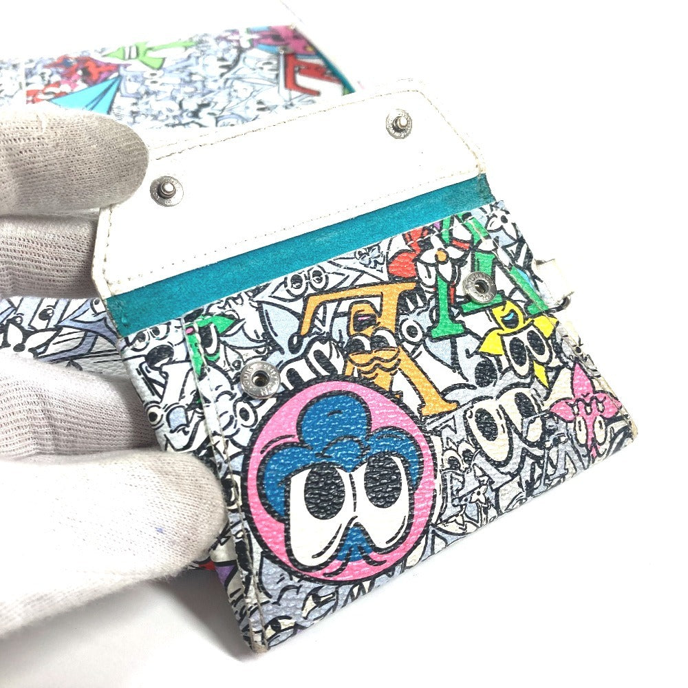LOUIS VUITTON Ｍ82014 モノグラム コミック トリオ アンヴェロップ ポーチ カバン セカンドバッグ ストラップ付 カードケース クラッチバッグ レザー/キャンバス ユニセックス マルチカラー