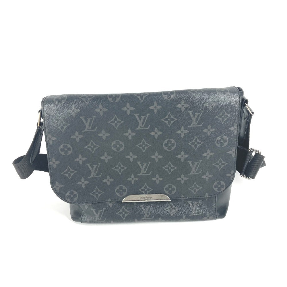 LOUIS VUITTON M40539 モノグラムエクリプス メッセンジャー エクスプローラーMM カバン フラップ 斜め掛け ショルダーバッグ モノグラムエクリプスキャンバス ユニセックス ブラック