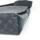LOUIS VUITTON M40539 モノグラムエクリプス メッセンジャー エクスプローラーMM カバン フラップ 斜め掛け ショルダーバッグ モノグラムエクリプスキャンバス ユニセックス ブラック