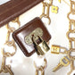 LOUIS VUITTON M95157 モノグラムチャーム カバ カバン ハンドバッグ トートバッグ ショルダーバッグ ビニール/レザー レディース ブラウン