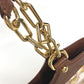 LOUIS VUITTON M95157 モノグラムチャーム カバ カバン ハンドバッグ トートバッグ ショルダーバッグ ビニール/レザー レディース ブラウン