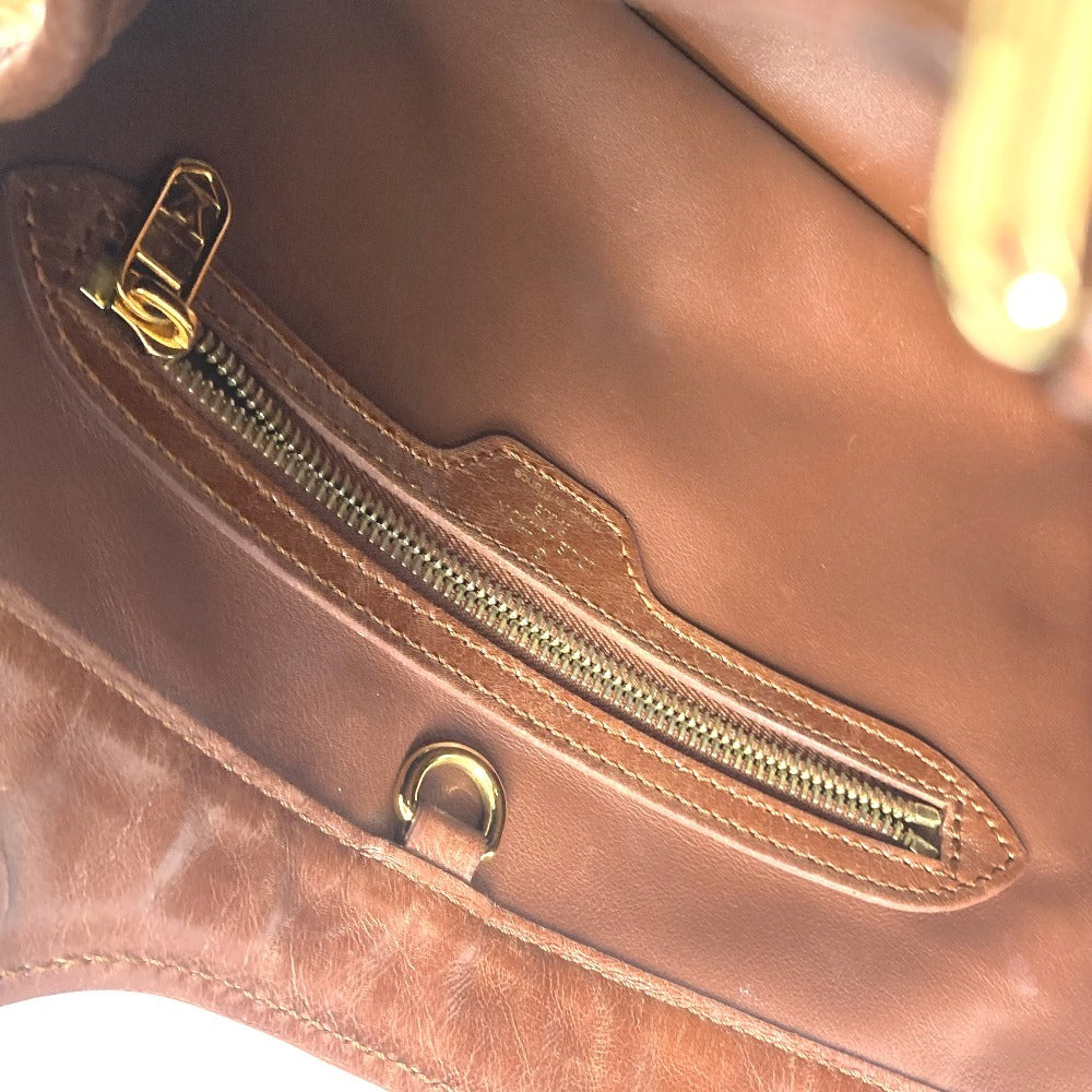 LOUIS VUITTON M95157 モノグラムチャーム カバ カバン ハンドバッグ トートバッグ ショルダーバッグ ビニール/レザー レディース ブラウン