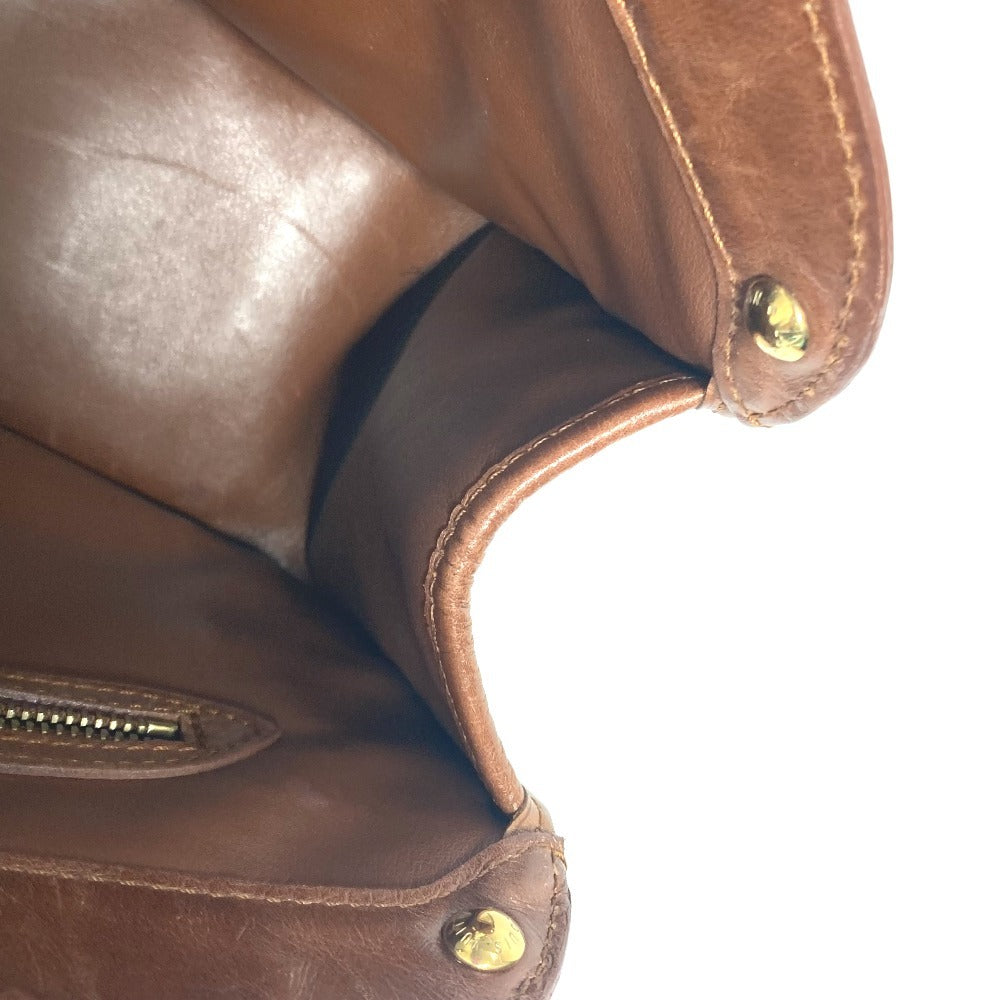 LOUIS VUITTON M95157 モノグラムチャーム カバ カバン ハンドバッグ トートバッグ ショルダーバッグ ビニール/レザー レディース ブラウン