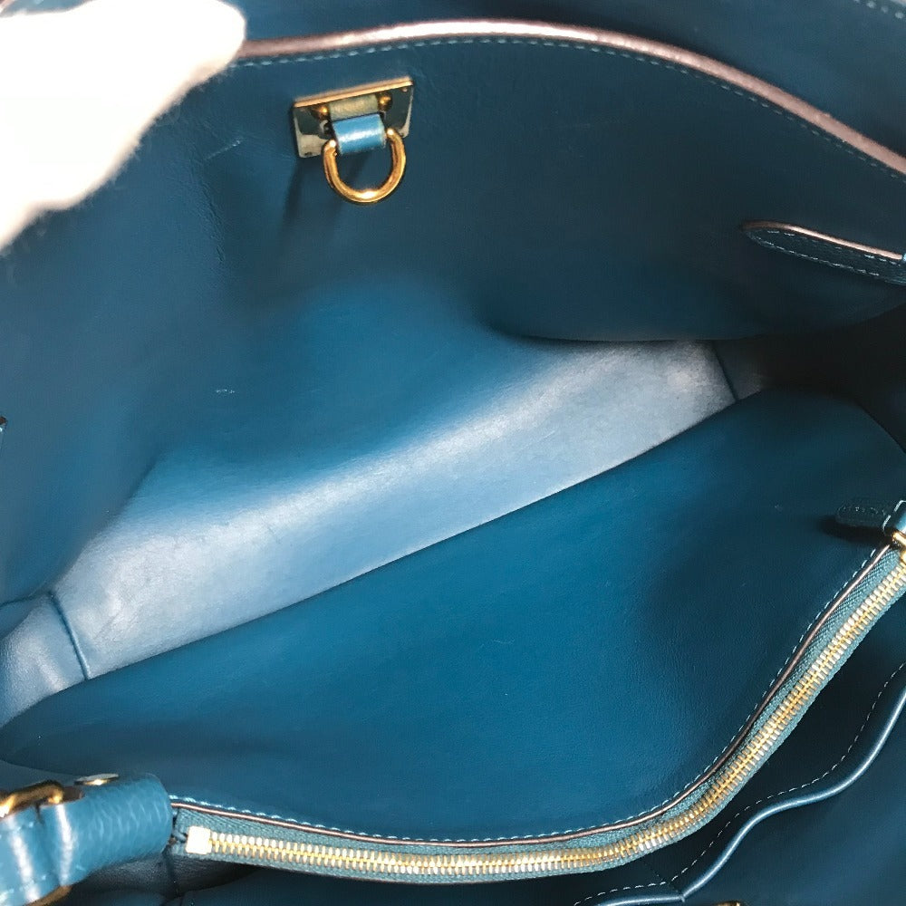 LOUIS VUITTON M55023 ミラMM カバン 2WAYバッグ ショルダーバッグ 肩掛け トートバッグ トリヨンレザー レディース コルヴェール ブルー
