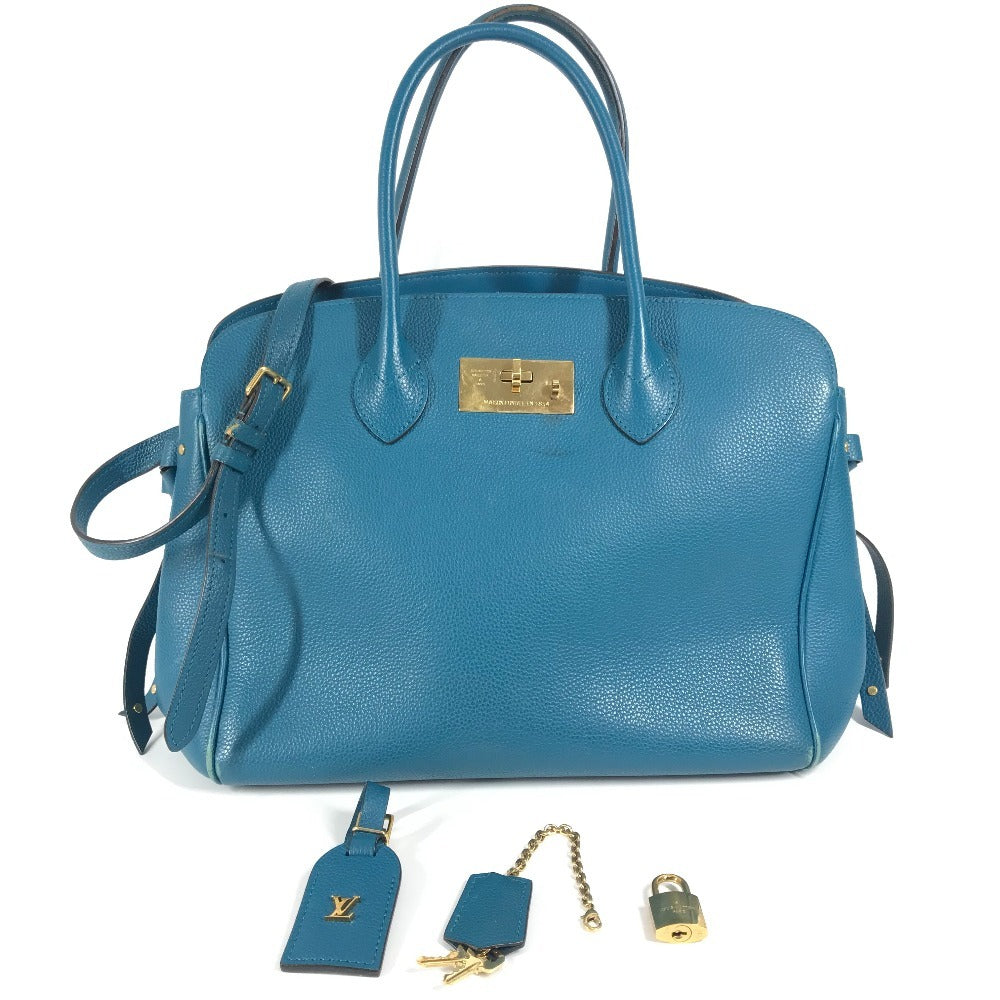 LOUIS VUITTON M55023 ミラMM カバン 2WAYバッグ ショルダーバッグ 肩掛け トートバッグ トリヨンレザー レディース コルヴェール ブルー