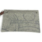 HERMES Karimi GM Shoulder Bag with Pouch, Felt Tote Bag, Women's, Gray