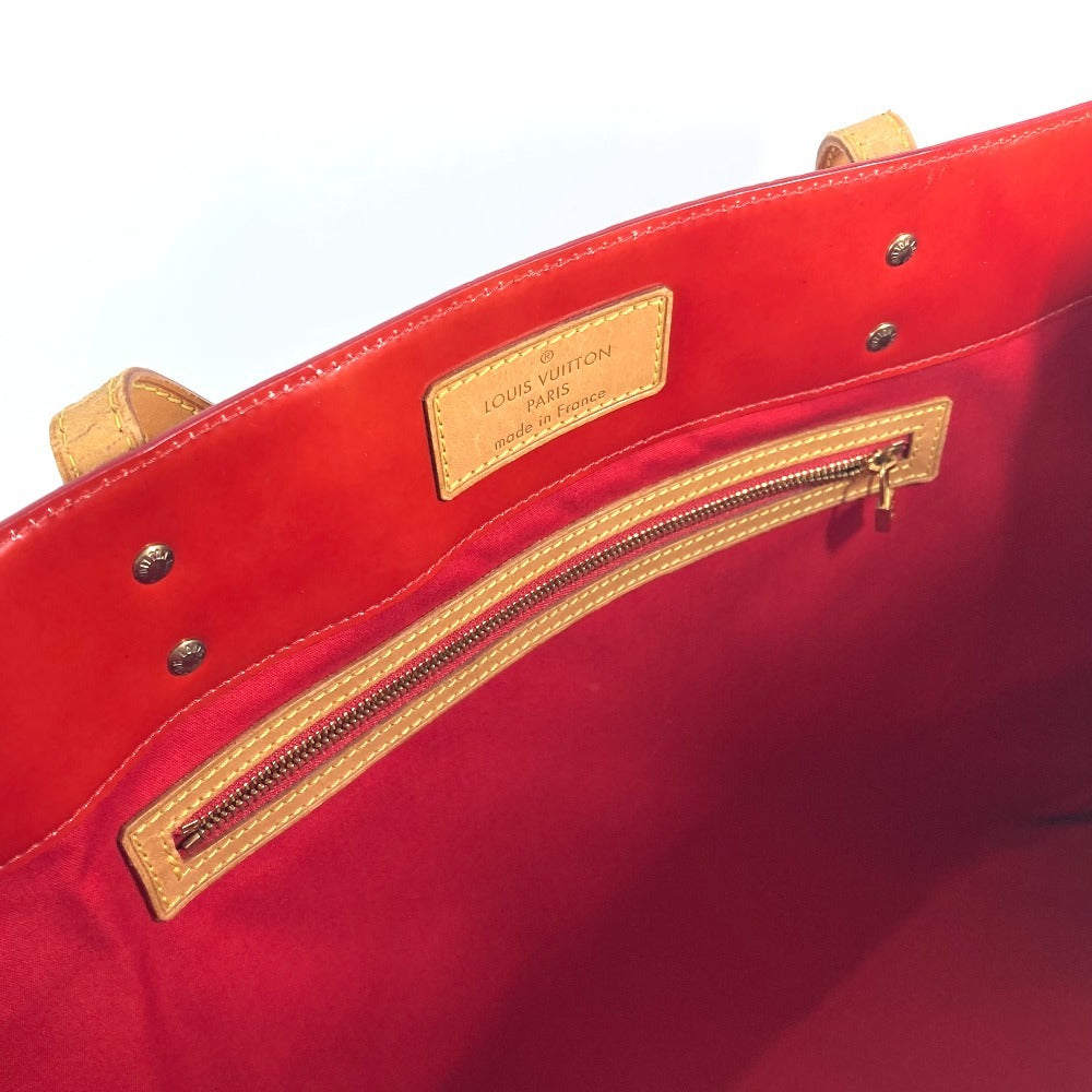 LOUIS VUITTON M91084 モノグラムヴェルニ リードGM カバン トートバッグ 肩掛け ショルダーバッグ モノグラムヴェルニキャンバス レディース ルージュ レッド