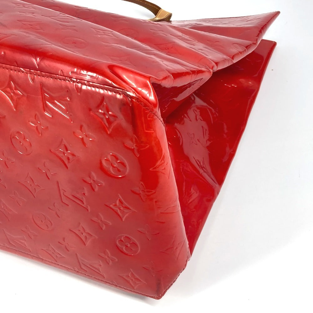 LOUIS VUITTON M91084 モノグラムヴェルニ リードGM カバン トートバッグ 肩掛け ショルダーバッグ モノグラムヴェルニキャンバス レディース ルージュ レッド