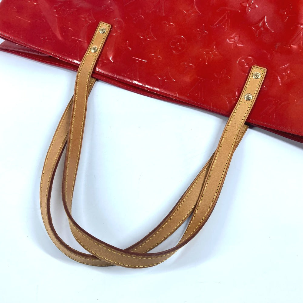 LOUIS VUITTON M91084 モノグラムヴェルニ リードGM カバン トートバッグ 肩掛け ショルダーバッグ モノグラムヴェルニキャンバス レディース ルージュ レッド