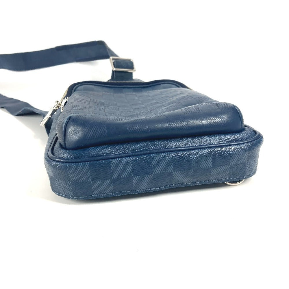 LOUIS VUITTON N40439 ダミエスクエアード アヴェニュー・スリングバッグ カバン ベルトバッグ ショルダーバッグ クロス ボディバッグ ダミエグラフィットキャンバス ユニセックス ネイビー