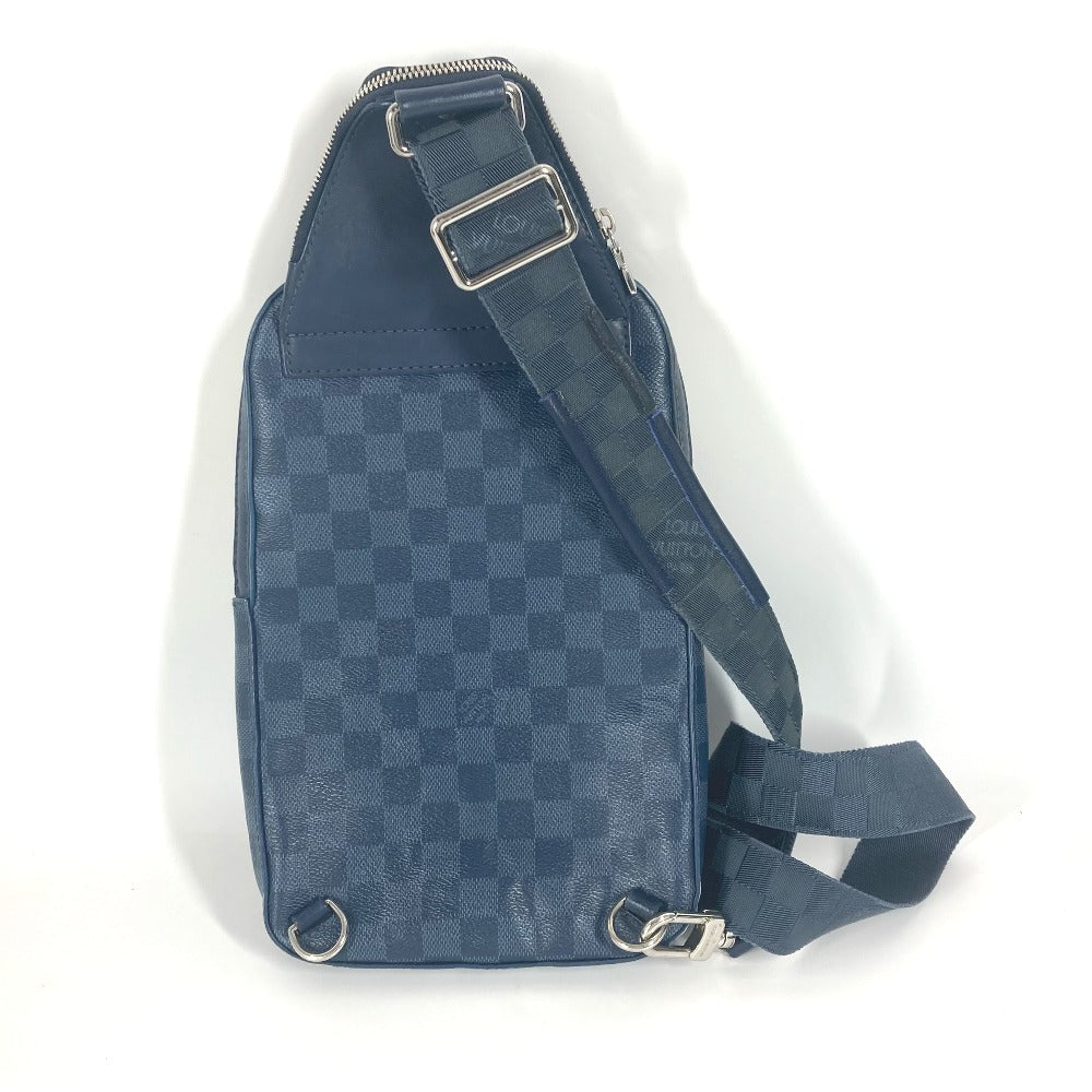 LOUIS VUITTON N40439 ダミエスクエアード アヴェニュー・スリングバッグ カバン ベルトバッグ ショルダーバッグ クロス ボディバッグ ダミエグラフィットキャンバス ユニセックス ネイビー