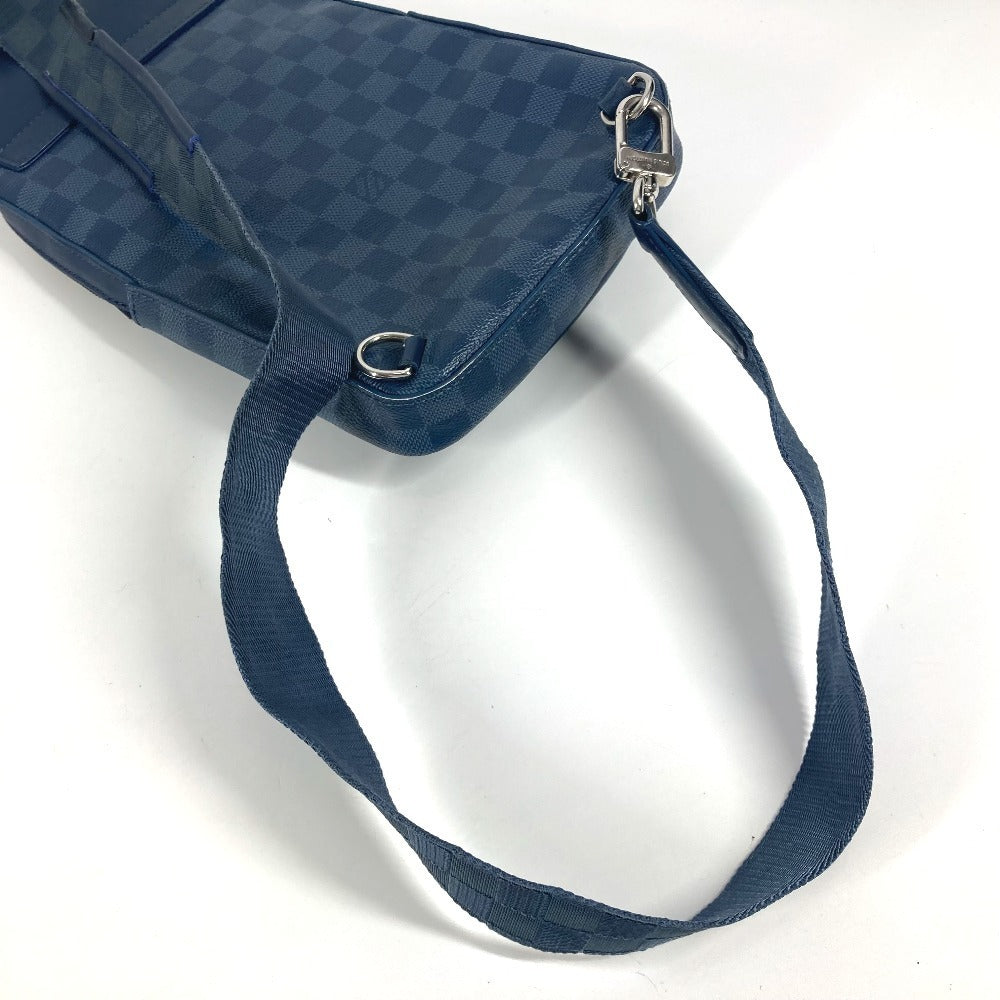 LOUIS VUITTON N40439 ダミエスクエアード アヴェニュー・スリングバッグ カバン ベルトバッグ ショルダーバッグ クロス ボディバッグ ダミエグラフィットキャンバス ユニセックス ネイビー