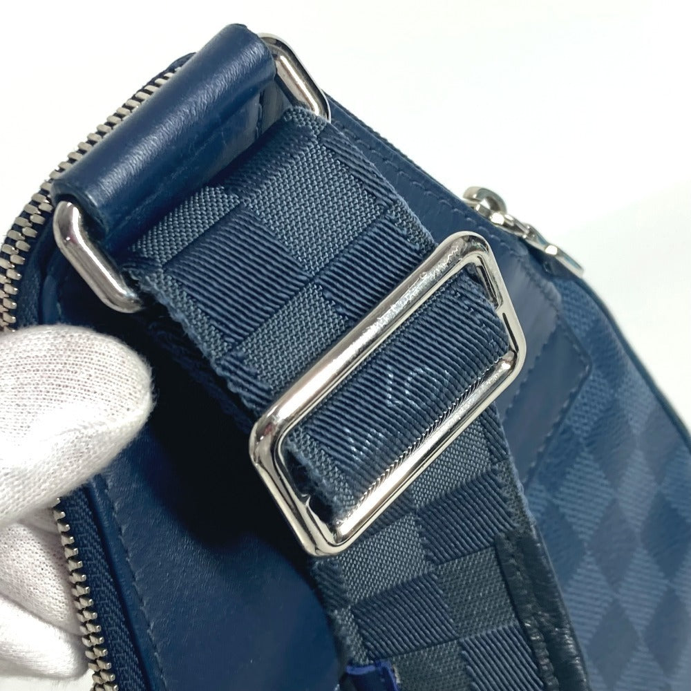 LOUIS VUITTON N40439 ダミエスクエアード アヴェニュー・スリングバッグ カバン ベルトバッグ ショルダーバッグ クロス ボディバッグ ダミエグラフィットキャンバス ユニセックス ネイビー