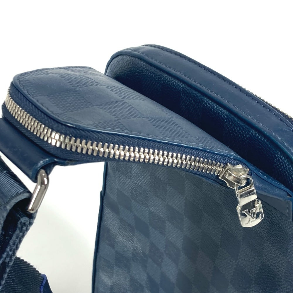 LOUIS VUITTON N40439 ダミエスクエアード アヴェニュー・スリングバッグ カバン ベルトバッグ ショルダーバッグ クロス ボディバッグ ダミエグラフィットキャンバス ユニセックス ネイビー
