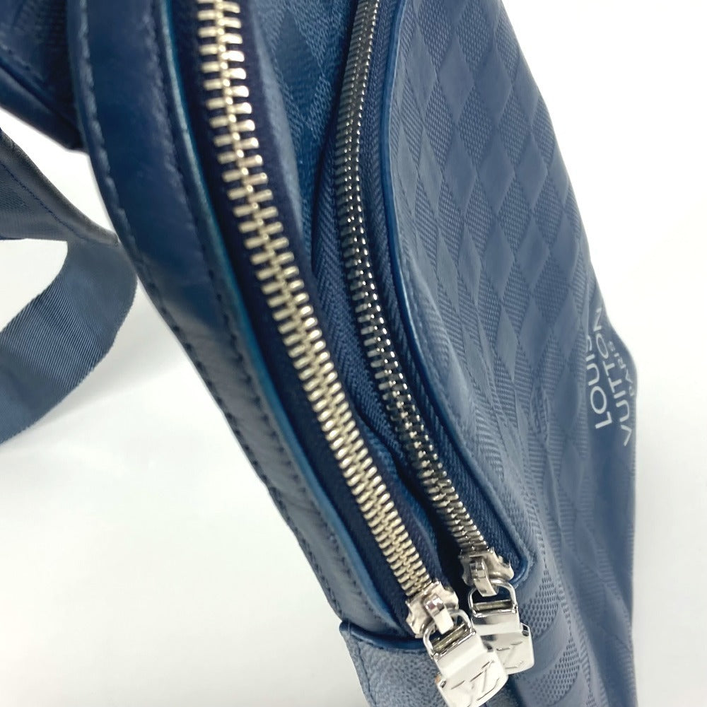 LOUIS VUITTON N40439 ダミエスクエアード アヴェニュー・スリングバッグ カバン ベルトバッグ ショルダーバッグ クロス ボディバッグ ダミエグラフィットキャンバス ユニセックス ネイビー
