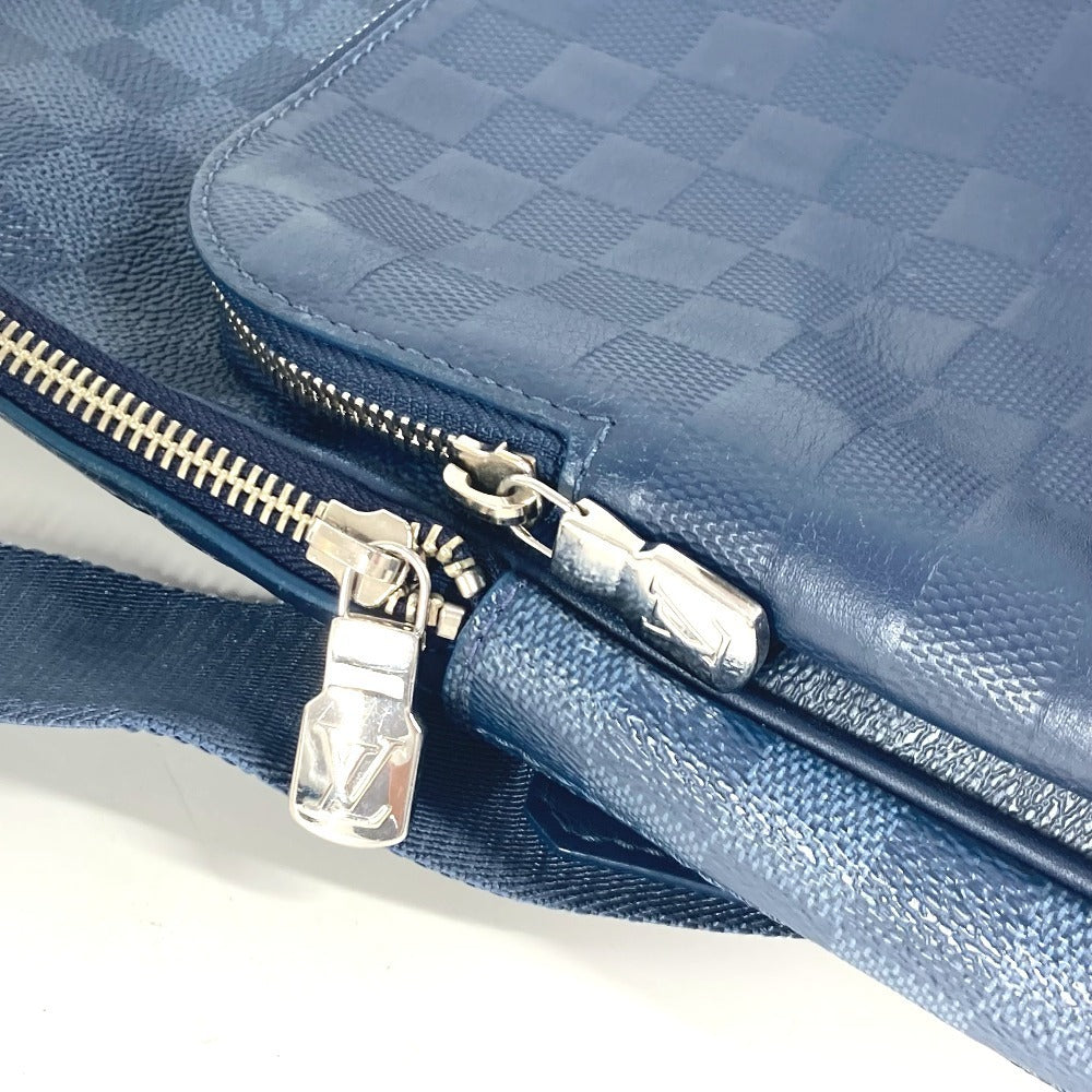 LOUIS VUITTON N40439 ダミエスクエアード アヴェニュー・スリングバッグ カバン ベルトバッグ ショルダーバッグ クロス ボディバッグ ダミエグラフィットキャンバス ユニセックス ネイビー