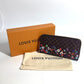 LOUIS VUITTON Ｍ14162 日本限定 LV × TM ジッピー・ウォレット モノグラム 村上隆 ラウンドファスナー 長財布 モノグラムキャンバス ユニセックス ブラウン