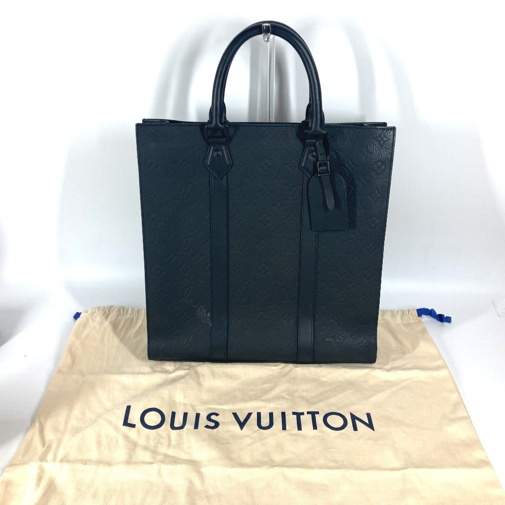 LOUIS VUITTON M21866 モノグラムトリヨン サックプラ カバン トートバッグ ハンドバッグ トリヨンレザー メンズ ノワール ブラック