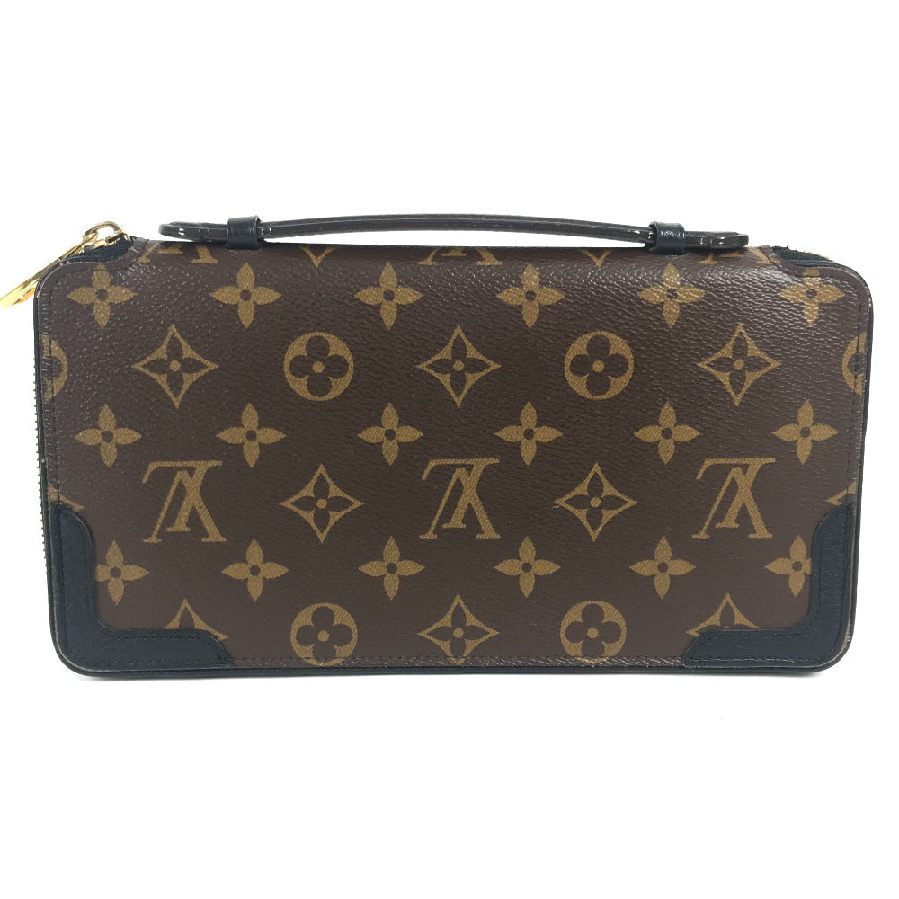 LOUIS VUITTON M60679 モノグラムマカサー デイリーオーガナイザー トラベルケース セカンドバッグ 長財布 モノグラムキャンバス ユニセックス ブラウン
