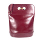 Vintage HERMES Alix Shoulder Bag, Leather, Women's, Bordeaux