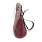 Vintage HERMES Alix Shoulder Bag, Leather, Women's, Bordeaux