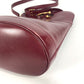 Vintage HERMES Alix Shoulder Bag, Leather, Women's, Bordeaux