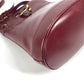 Vintage HERMES Alix Shoulder Bag, Leather, Women's, Bordeaux