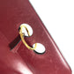 Vintage HERMES Alix Shoulder Bag, Leather, Women's, Bordeaux