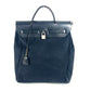 HERMES Airbag Ad PM Handbag/Tote Bag in Leather/Canvas, Unisex, Black