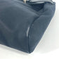 HERMES Airbag Ad PM Handbag/Tote Bag in Leather/Canvas, Unisex, Black