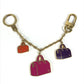 LOUIS VUITTON M66985 Chain Iconic Bag Charm Keychain Metal Women's Gold