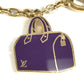 LOUIS VUITTON M66985 Chain Iconic Bag Charm Keychain Metal Women's Gold
