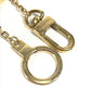 LOUIS VUITTON M66985 Chain Iconic Bag Charm Keychain Metal Women's Gold