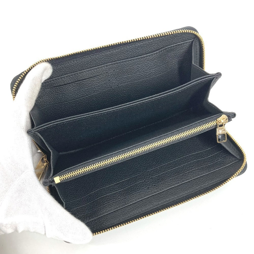 LOUIS VUITTON M14160 日本限定 LV × TM モノグラムアンプラント ジッピー・ウォレット 村上隆 パンダ ラウンドファスナー 長財布 モノグラムアンプラントレザー ユニセックス ノワール ブラック