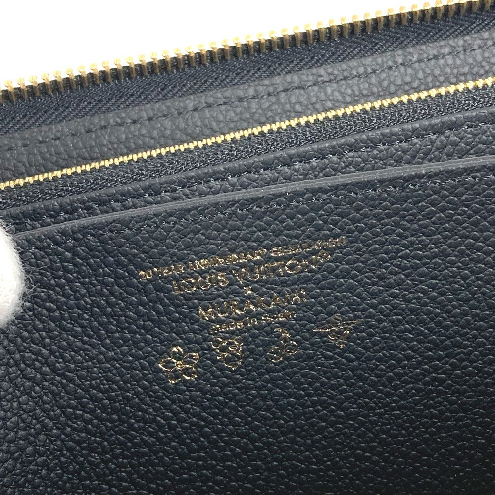 LOUIS VUITTON M14160 日本限定 LV × TM モノグラムアンプラント ジッピー・ウォレット 村上隆 パンダ ラウンドファスナー 長財布 モノグラムアンプラントレザー ユニセックス ノワール ブラック