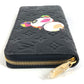 LOUIS VUITTON M14160 日本限定 LV × TM モノグラムアンプラント ジッピー・ウォレット 村上隆 パンダ ラウンドファスナー 長財布 モノグラムアンプラントレザー ユニセックス ノワール ブラック